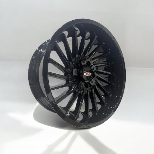 20X10 6X135 6X139.7 EVOX WHEELS CB78.1MM -12MM GLOSS BLACK