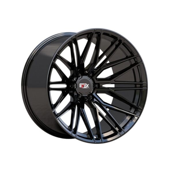 22X12 6X139.7 EVOX WHEELS FLOW FORMING E2445 CB106.1MM -44MM GLOSS BLACK