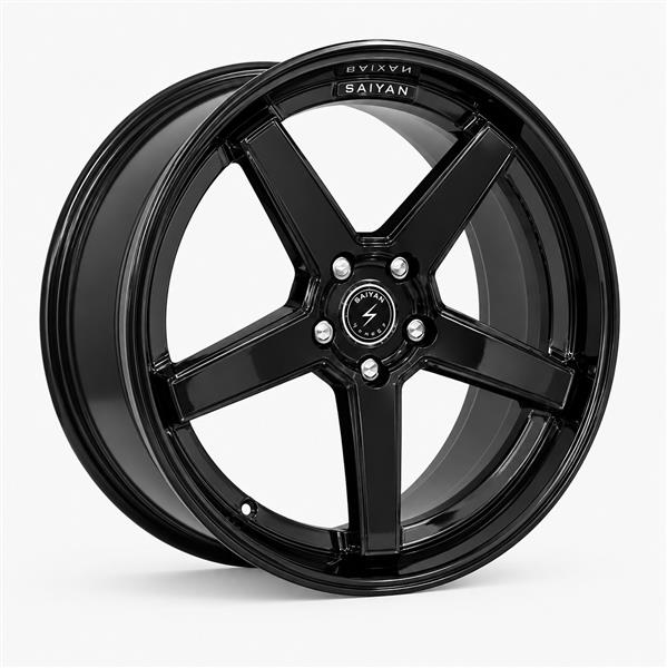 20 X 9.5 5 X 115 PISTON WHEELS P3224 CB71.5MM 10MM GLOSS BLACK