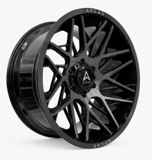 20X10 6X139.7 J0060 CB106.1MM 0MM BLACK MACHINED +MILLED LOGO