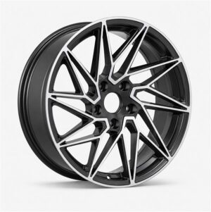 20X8.5 5X114.3 CB73.1MM 35MM BLACK MACHINED FACE