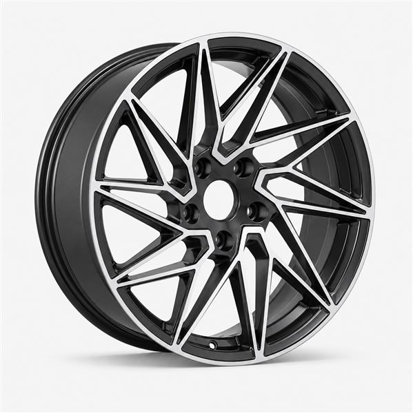 20X8.5 5X114.3 CB73.1MM 35MM BLACK MACHINED FACE