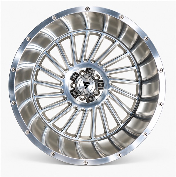 24X14 5X127 5X139.7 TS1757 SAIYAN WHEELS CB78.1MM -76MM POLISHED