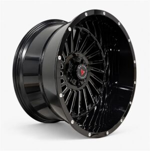 24x14 5x127 5x1397 ts1757 cb781mm 76mm glossblack milled dots spokes
