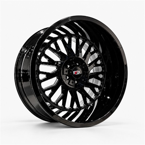 22X12 6X135 6X1397 EVOX WHEELS E4259 CB106.1MM -44MM GLOSS BLACK