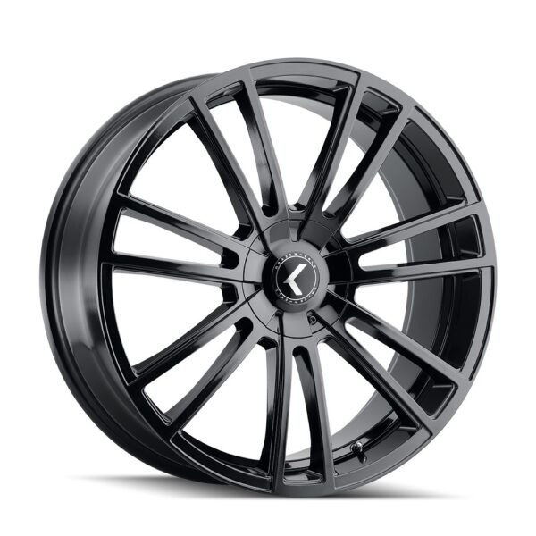 KRAZE SPECTRA 183 GLOSS BLACK 18X8 5-110/5-127 40MM 72.62MM